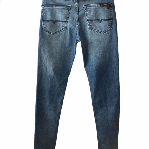 Mens Blue Skinny Jeans Size 16 BNWT Buffalo David Bitton - Picture 3 of 8